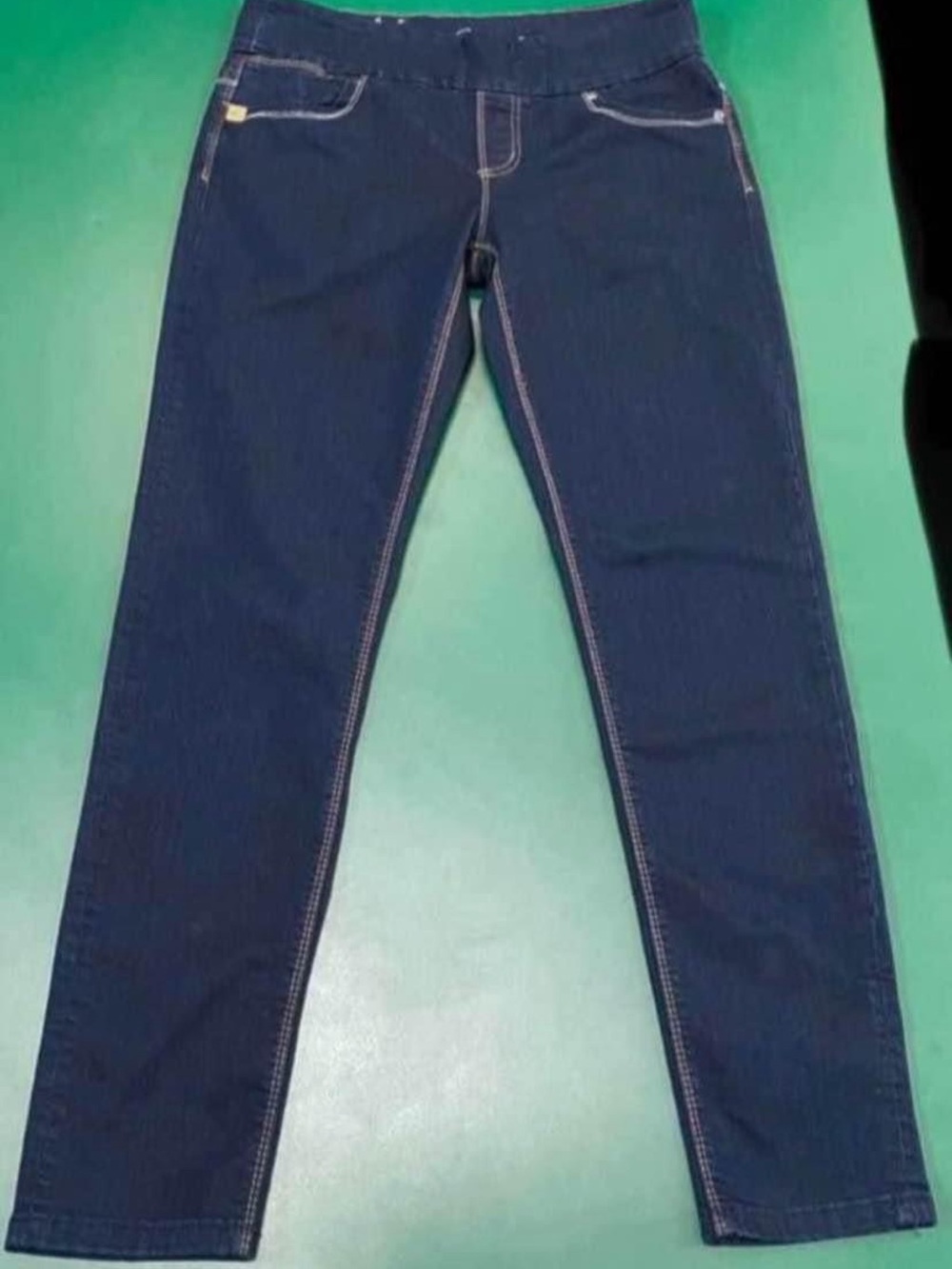 Lola Stretchy Pull-On Skinny Jeans, Size 12